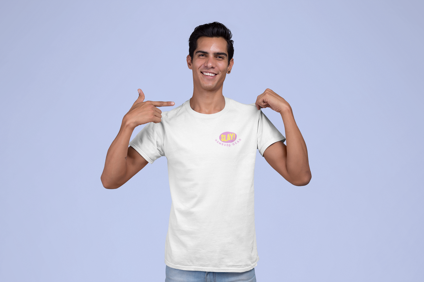 Hamburg Gear Slay Design T-Shirt