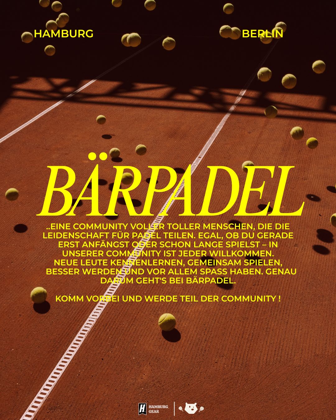 HAMBURG GEAR x BÄRPADEL