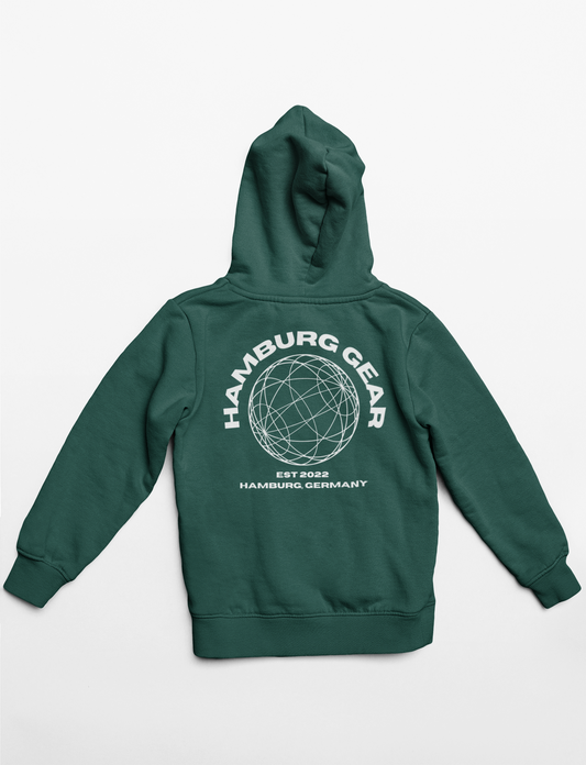 Hamburg Gear Hoodie Globe