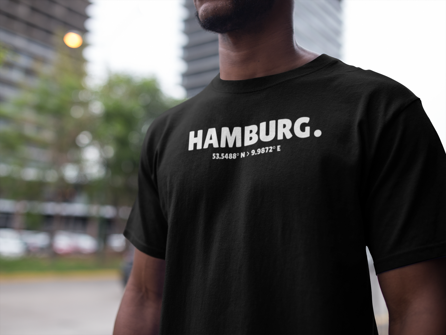 Hamburg T-Shirt  Koordinaten