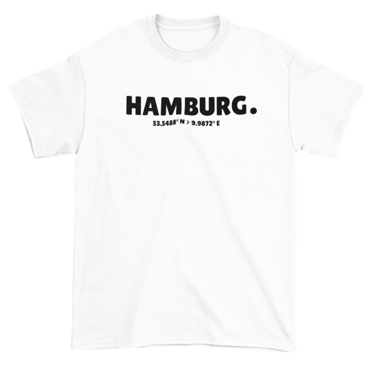 Hamburg T-Shirt  Koordinaten