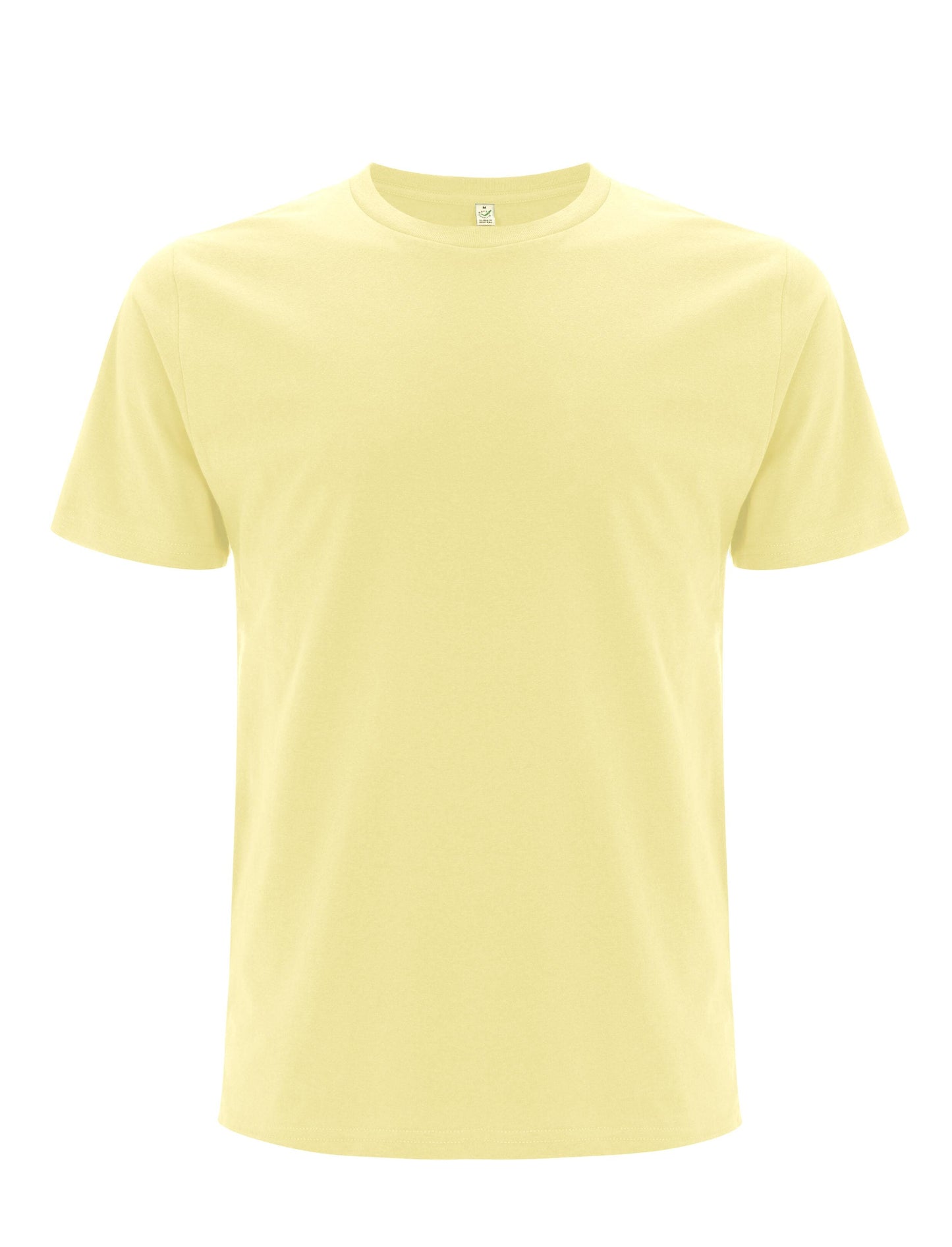 Basic Organic Tee ''100% BIO'' hamburggear S Pale Lemon Biobaumwolle